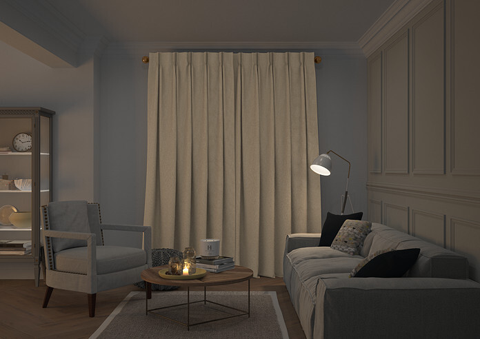 Devonshire, Biscuit - Made to Measure Curtains - Image 7